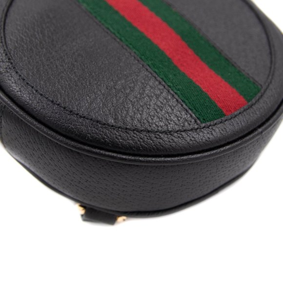 Gucci 8384 - Ophidia Mini GG Round Leather Black Backpack Bag main image 13
